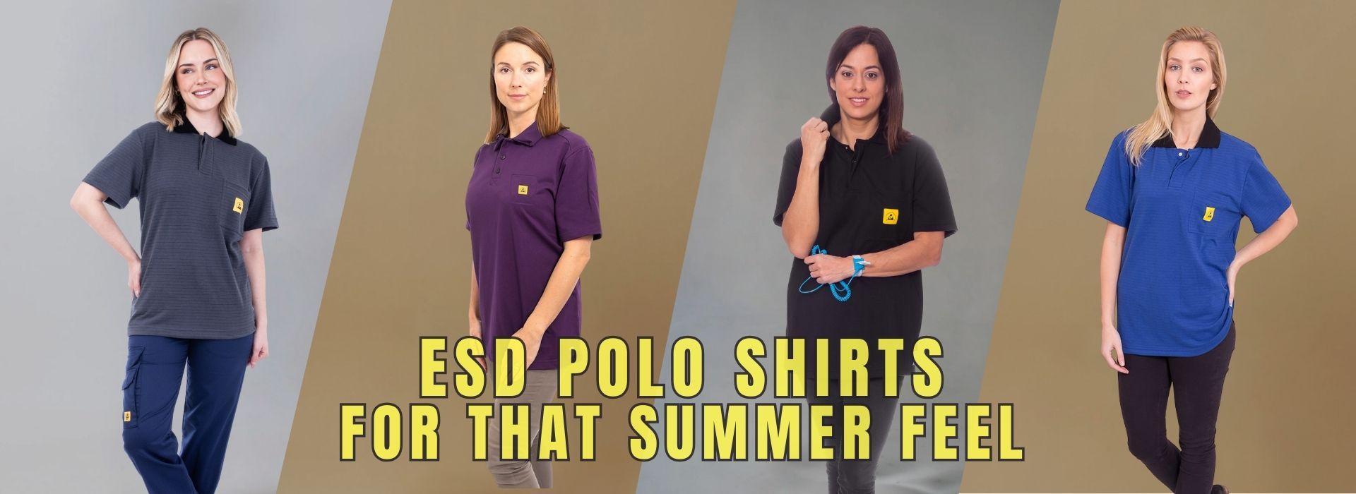ESD Polo Shirts for style and summer 