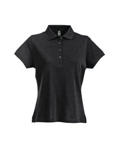 Smart womens black polo shirt 100221