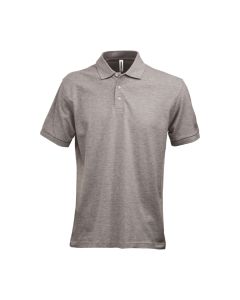 Fristads men's cotton & viscose polo shirt in light grey