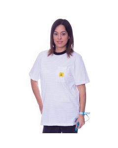 ESD White Fabric T-Shirts