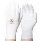 ESD White Gloves with coated palms