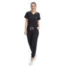 Women's Jogger Scrubs in Black