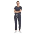 Women's Jogger Scrubs in Dark Grey