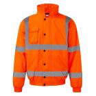 Warrior Orange Hi-Vis Bomber Jacket